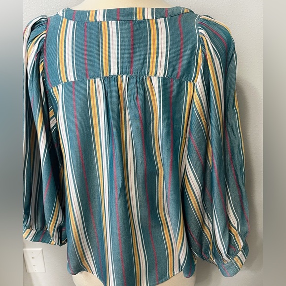 Maeve Women’s Byron Striped Blouse Size Small - Picture 4 of 5